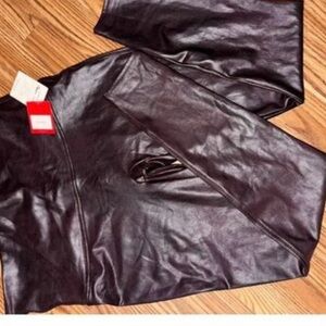 SPANX Faux Leather Leggings A278540 Size 1X/1TG NWT